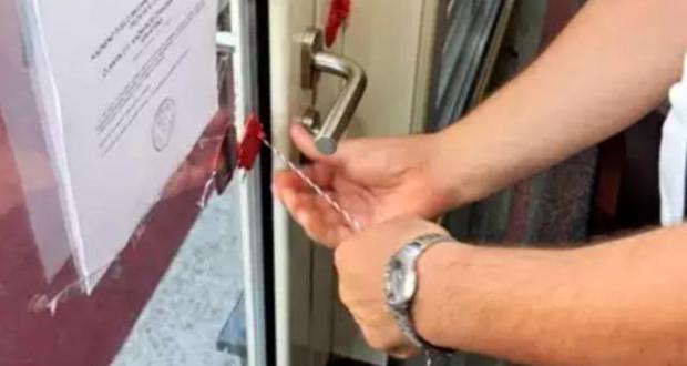 inspekcija, pečatenje, zatvaranje