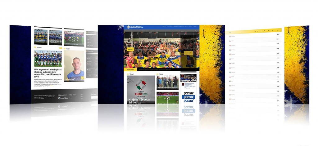 mininogomet, web, prezentacija