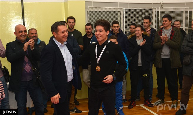 Marin Brkić, doček, Mostar