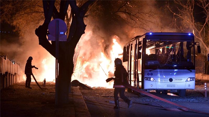 osude terorističkog napada,  na jugoistoku Turske, PKK, turska vojska, Ankara, teroristički napad, Turska