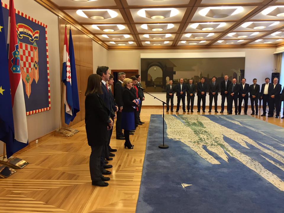 prijam, Kolinda Grabar Kitarović, Hrvatska