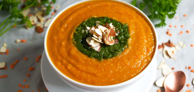 kremasta juha od leća, slana jela,  Marokanska krem juha