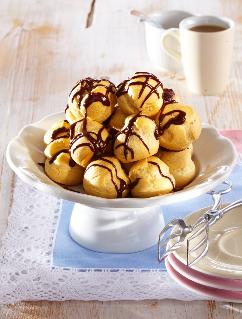 kremasti zalogaji, čokolada, recept, Profiteroli