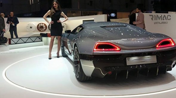 Mate Rimac, sajam, automobil