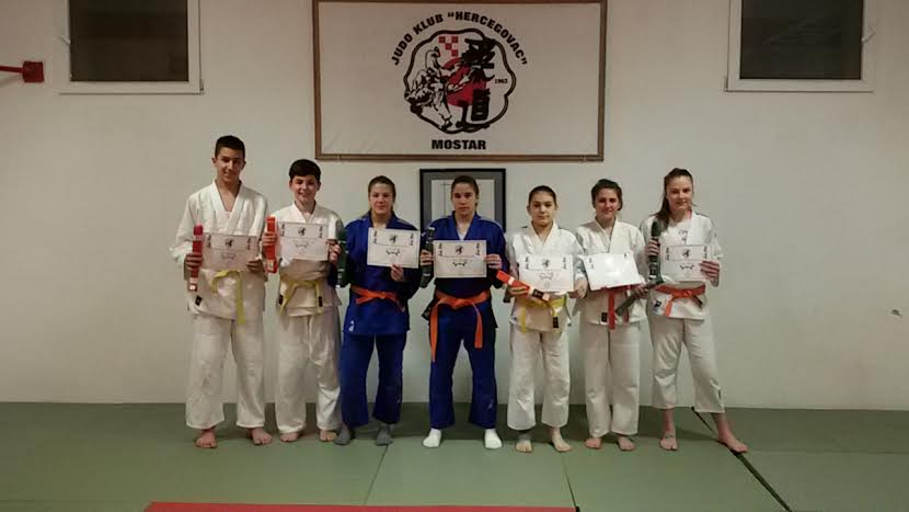 Judo klub Hercegovac, polaganje