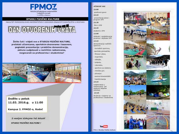 FPMOZ, dan otvorenih vrata