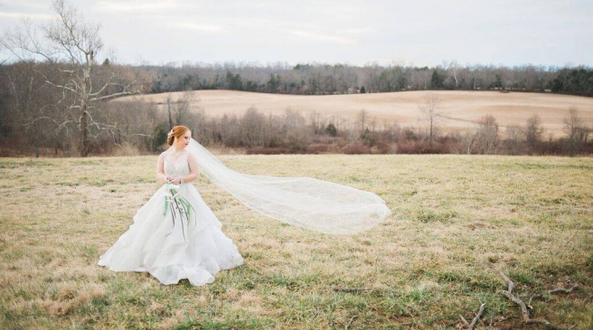 djevojka, poziranje, vjenčanice