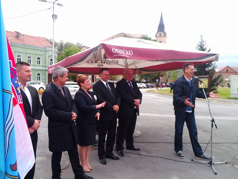 Pakrac, akcija bljesak, proslava