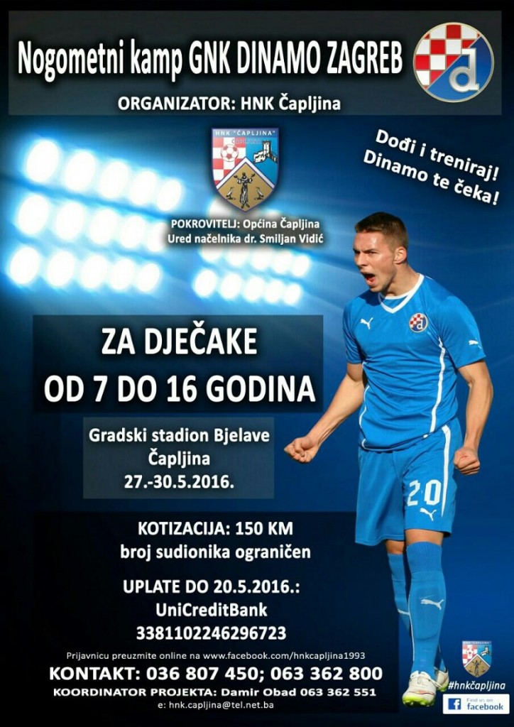 GNK Dinamo, HNK Čapljina, kamp