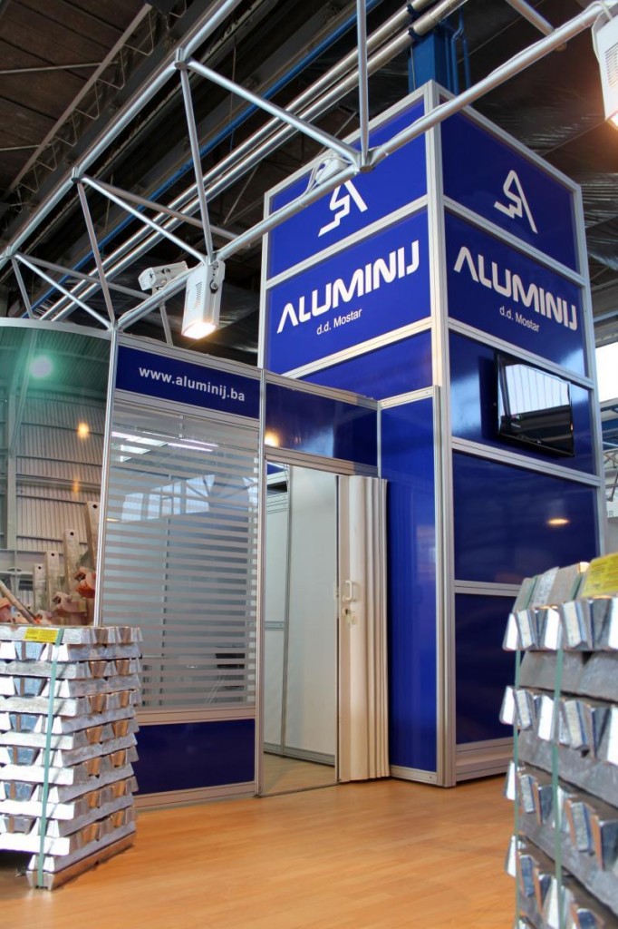 Ružica Udovičić, Aluminij Mostar, Međunarodni sajam gospodarstva Mostar za posjetitelje