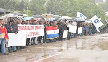 prosvjedi, prosvjedi branitelja, HNS