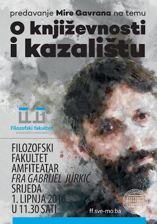 miro gavran, predavanje, Mostar