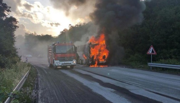 autobus, požar, ekskurzija