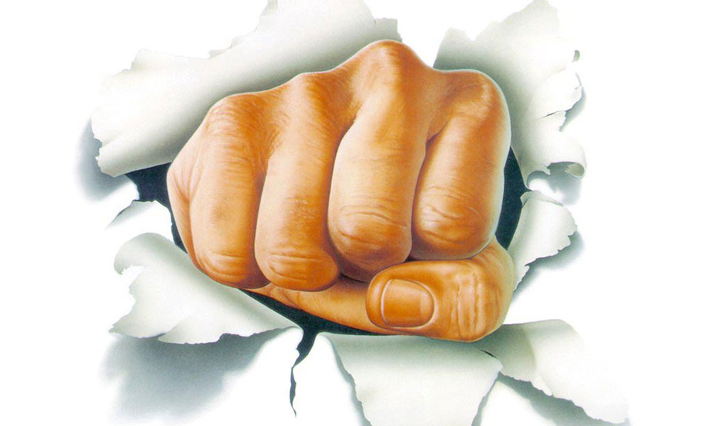 osobnost, ruka, prsti