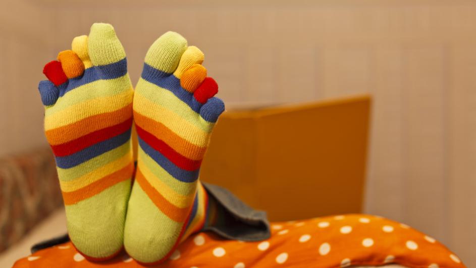 čarape, ljudi, spavanje san