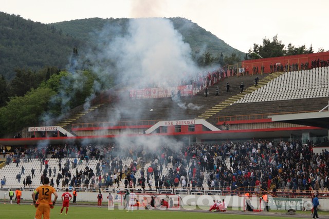 Stadion HŠK Zrinjski, FK Velež, Gradski derbi, Mostar, navijači, baklje, navijači, baklje, Stadion HŠK Zrinjski, FK Velež