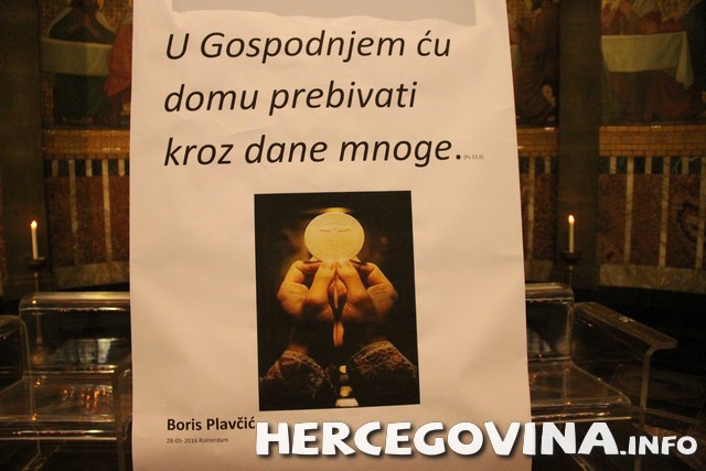 HKŽ sv.Nikola Tavelič u Nizozemskoj, Rotterdam, Boris Plavčić, mlada misa