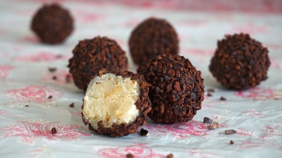 kuglice,  voće naranča, recept, marcipan