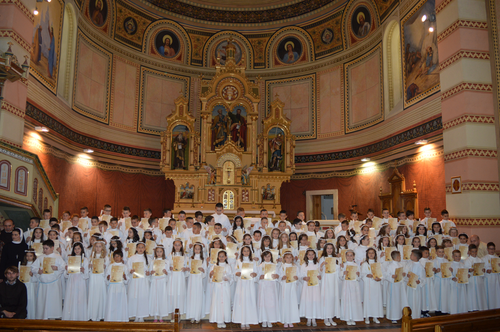 Livno, prva sveta pričest, Prvopričesnici