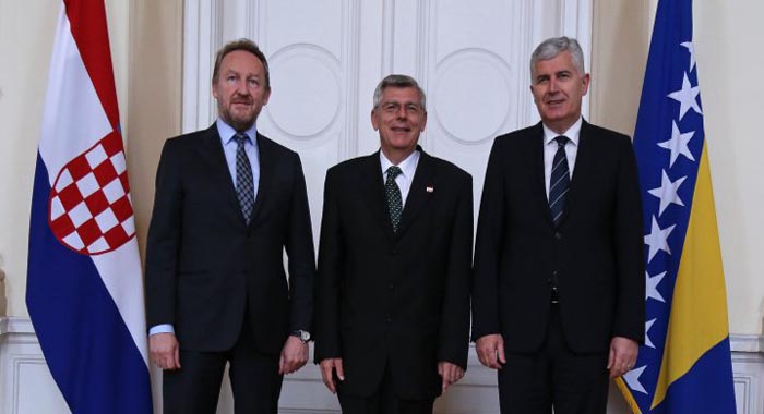 Željko Reiner, Dragan Čović, Bakir Izetbegović