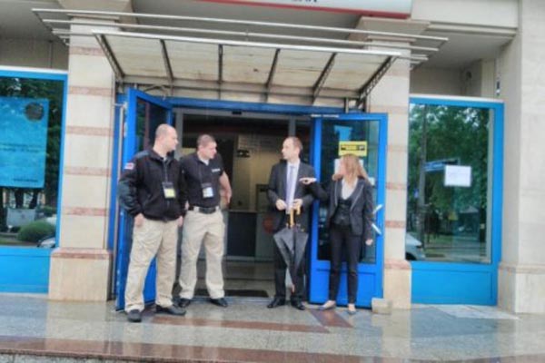 unicredit banka, požar