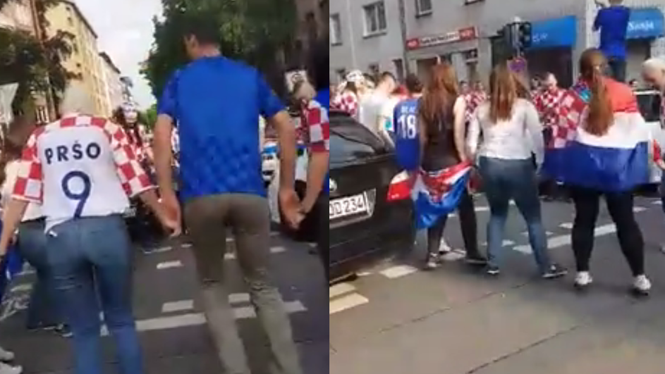 užičko kolo, navijači, Frankurt