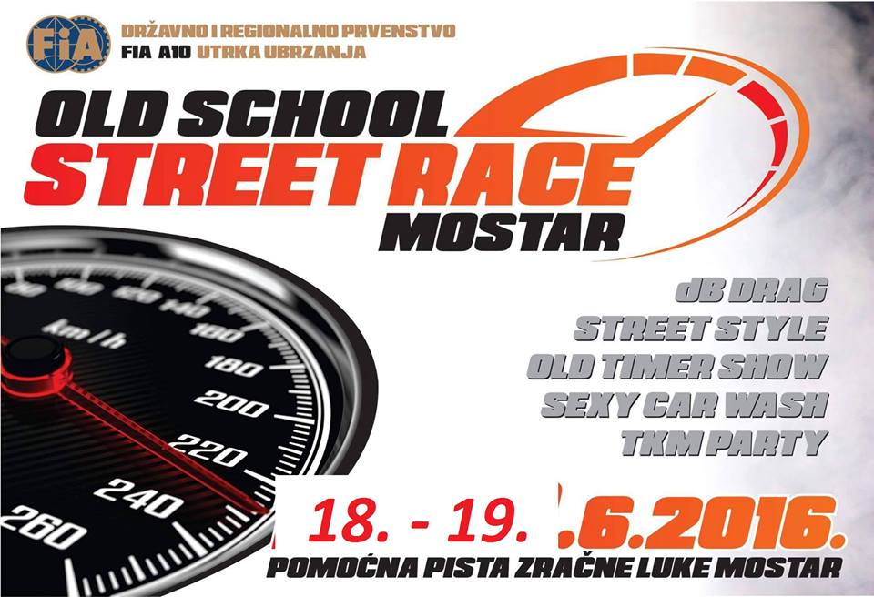  Old school street race, Mostar