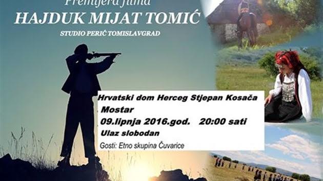 mijat tomić, film, Mostar