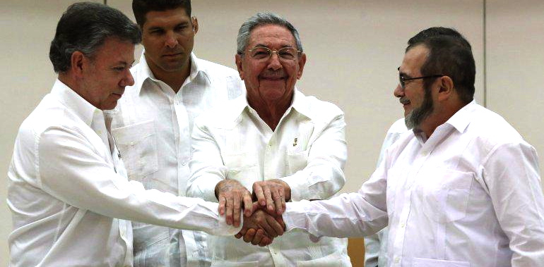 FARC , Kolumbijska vlada, gerilska skupina , FARC , Juan Manuel Santos, Juan Manuel Santos, Kolumbijski predsjednik, Nobelova nagrada za mir.