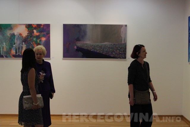 Mostar, Izložba, Izložba slika, Galerija Aluminij, željko koren