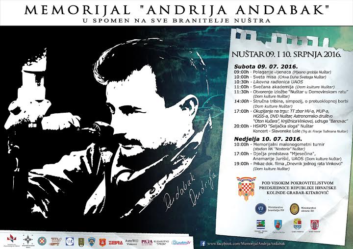 Andrija Andabak, Nuštar, Vinkovci