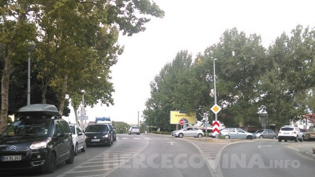 Čitluk, promet, kolona, stanje na prometnicama, stanje na cestama, stanje na putevima, Čitluk