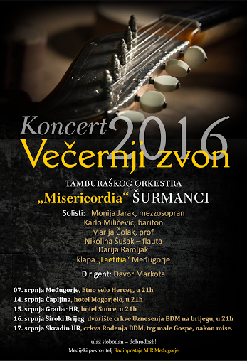 Večernji zvon, koncert