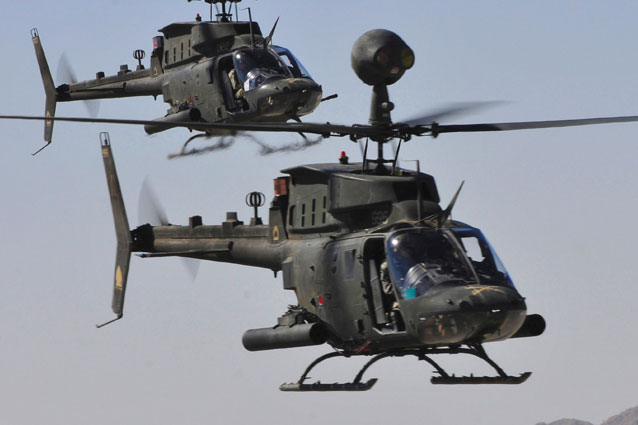 Kiowa Warior , helikopter, Zemunik, vojni helikopter, OH-58D Kiowa Warrior 