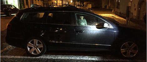 dijete, automobil, party