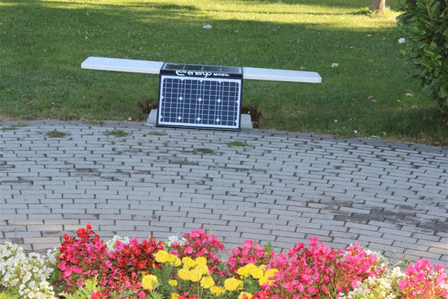 Posušje, solarn klupa