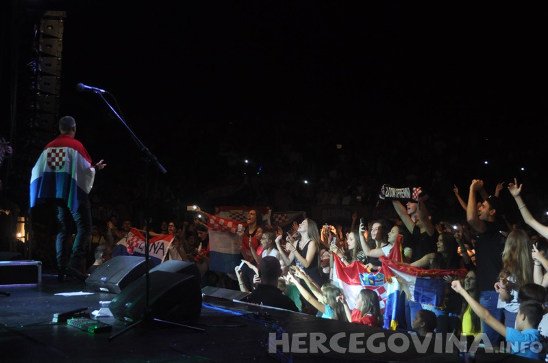 Veličanstven koncert Marka Perkovića Thompsona u Čapljini