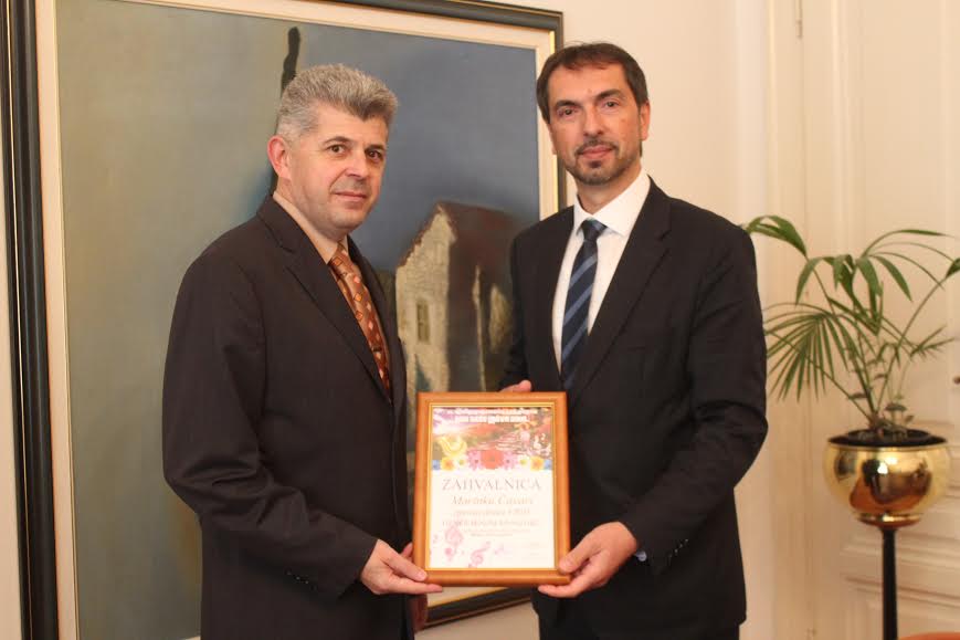 Marinko Čavara, posjet,  Dok teče Lašva