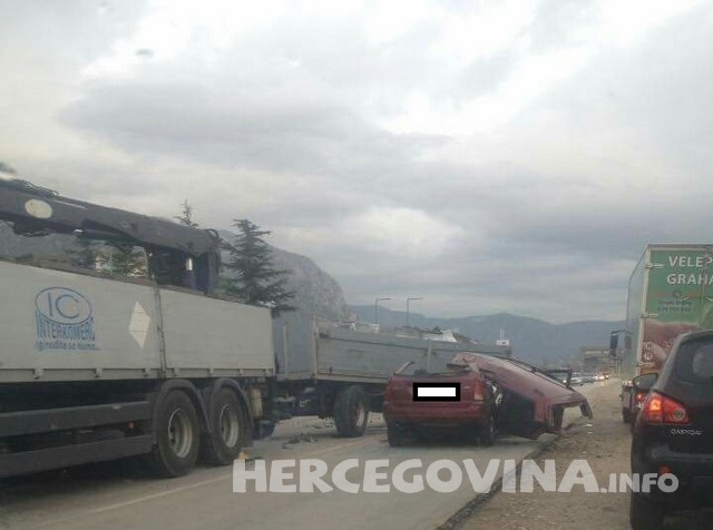 Mostar, teška prometna nesreća