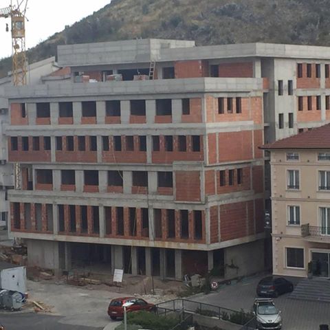 studentski dom, Mostar, gradnja