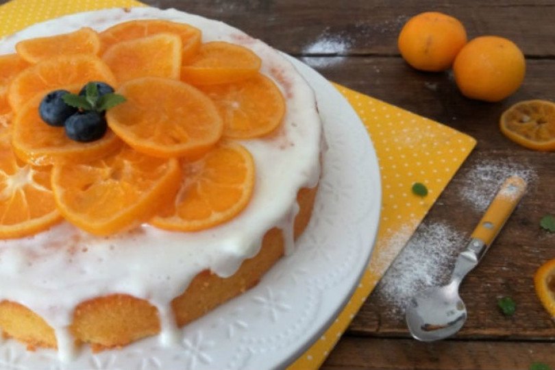 torta, mandarine