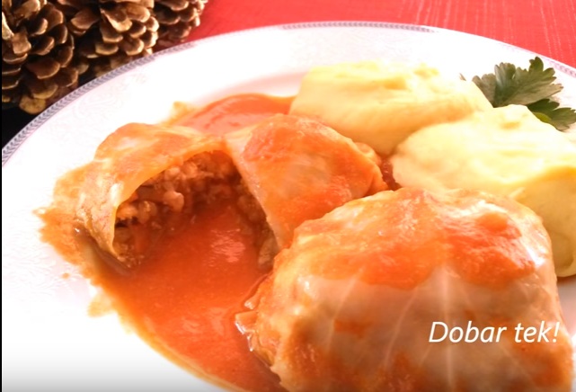 YouTube, recept, sarma, sarma, motanje sarme
