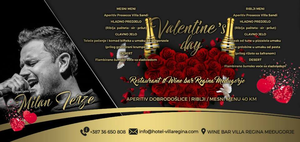 Wine Bar Regina Međugorje, Valentinovo