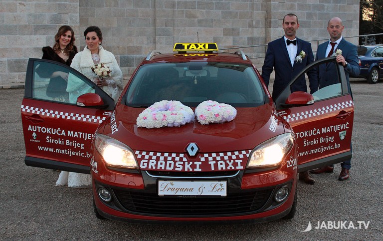  Širokobriješki mladenci taksijem se odvezli na vjenčanje