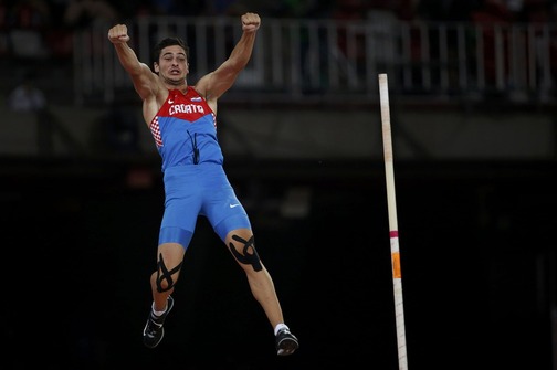 Ivan Horvat, skok s motkom, hrvatski atletičar 