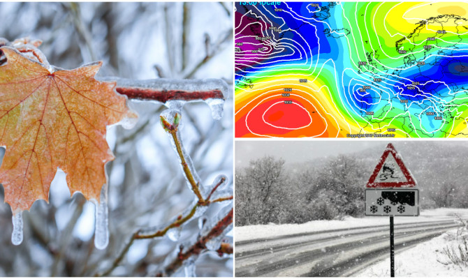 polarna zima, sibirski udar, vremenska prognoza