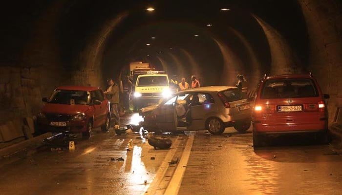 prometna nesreća tunel