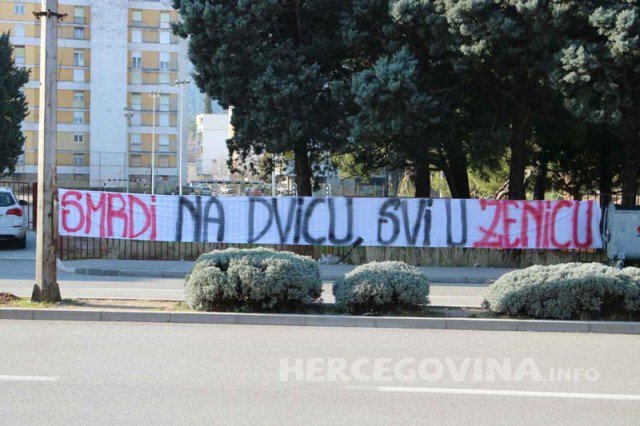 Stadion HŠK Zrinjski, navijačka euforija, Mostar