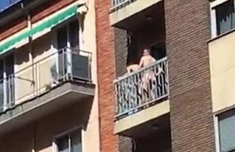 akcija, balkon