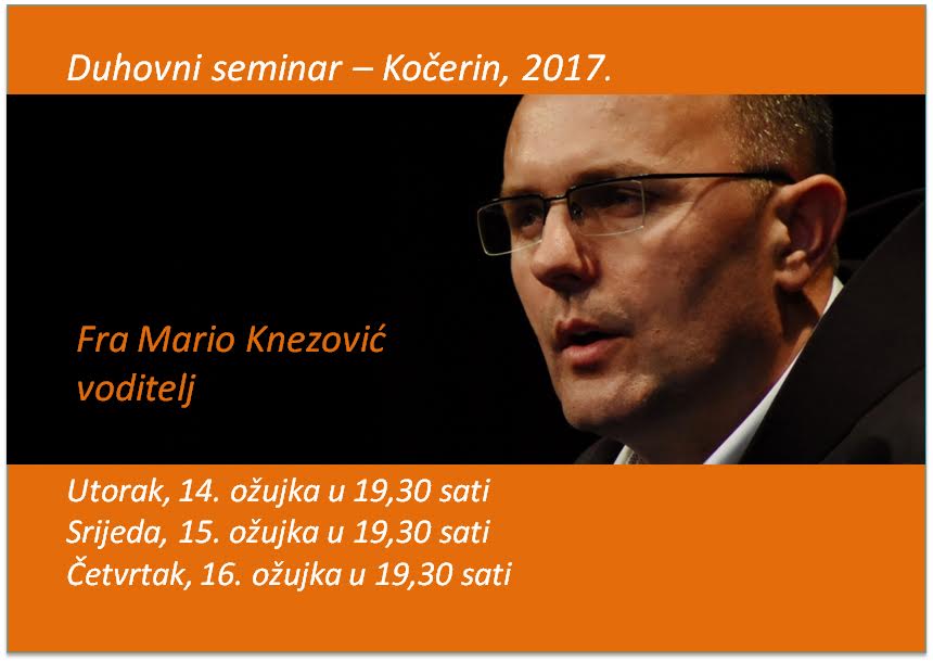 seminar, duhovni seminar, Kočerin